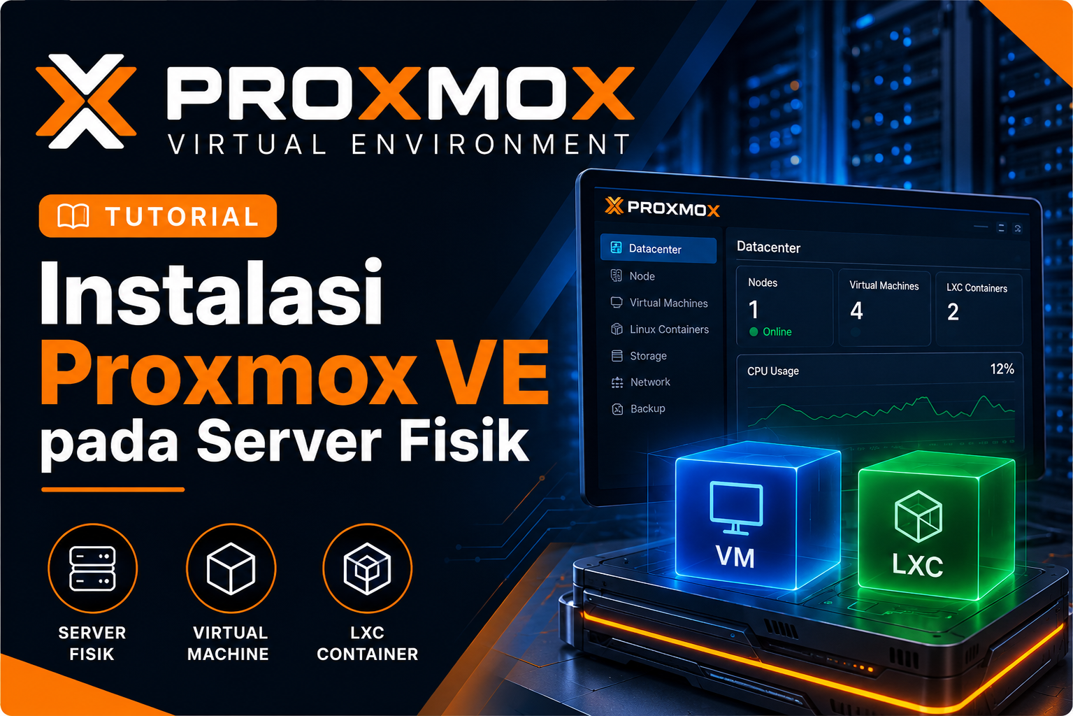 Tutorial Instalasi Proxmox VE pada Server Fisik